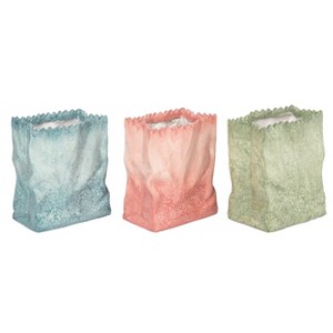 Transpac Resin Paper Bag Planter Set of 3 Spring Home Decorations - 1 of 1