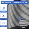 Black Metal DIY Cable Railing System Kit for Deck, Perfect for Modern Outdoor Spaces - 3 of 4