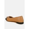 Acino Faux Leather Bow Detail Ballerinas - 3 of 4