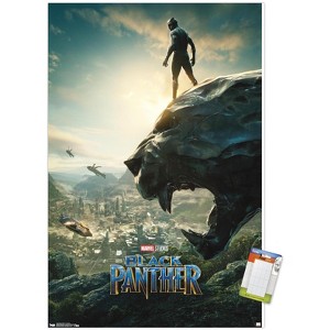 Trends International Marvel Cinematic Universe - Black Panther - Panther Monument One Sheet Unframed Wall Poster Prints - 1 of 4