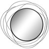 NicBex Round Wall Mirror with Metal Frame,Metal Wall Art Modern Mirror for Home Decor,Decorative Mirror for Living Room,Bedroom - 2 of 4