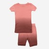 Leveret Matching Family Pajamas – Tie Dye Ombre Print (Blue & Pink) – 100% Cotton – Customizable for Personalization - 2 of 4