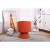 Okak Modern Accent Chair Swivel Chair with 360 Degrees Barrel Chair Cozy Soft Armchair Living Room Chair for Reading Room Bedroom - 2 of 4