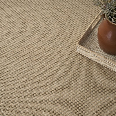 Natural Flat Woven Geometric Washable 8' x 10' Rug