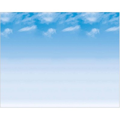 Photo 1 of 4pk 4x12 Fadeless Bulletin Board Art Paper Wispy Clouds - Pacon