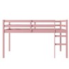 YOOCOZZ Twin Size Low Loft Bed with Ladder - 3 of 4