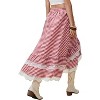 Women's Western Boho Skirt - Lace Ruffle Asymmetrical Hem Cowgirl Style - 2 of 4