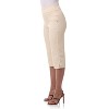 Rekucci Women's Ease into Comfort Capri Pants with Slimming Seams - Wheat, 16 - 2 of 4