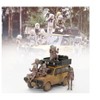 Range Rover w/Roofrack Tan (Dirty Version) "Camel Trophy" (1982) w/6 Figure Set 1/64 Diecast Model Car by Mini GT - 3 of 3