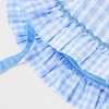 Baby Girls' Gingham Bucket Hat - Cat & Jack™ Blue - 3 of 3