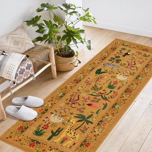 Fulvari Rug,Washable Animal Living Room Rug with Non Slip Design,Soft Low Pile Large Carpet for Bedroom,Dining Room, Farmhouse, Playroom - 1 of 4