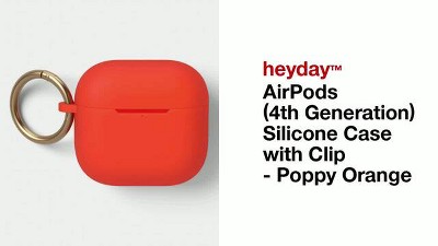 AirPods (4th Generation) Silicone Case with Clip - heyday™ Poppy