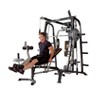 Marcy fitness marcy smith cage workout machine total body training home gym system linear bear hot sale