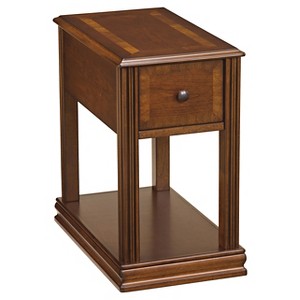 Breegin Chair Side End Table - Brown - Signature Design by Ashley, Red