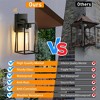 DAKAFUL 2 PACKS  Outdoor Lights Fixtures Wall Mount - 4 of 4