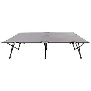 vidaXL Sun Lounger Grey - 1 of 4