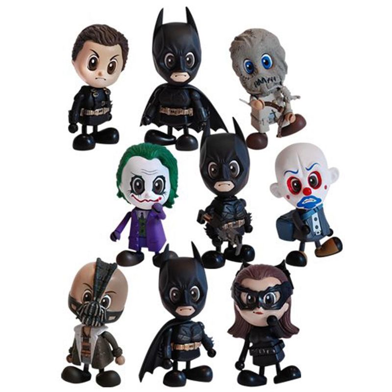DC ComicsBatman Dark Knight Cosbaby Full Set Of 9 By Hot Toys, 1 of 2
