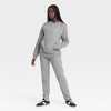Houston White Adult Crewneck Fleece Sweatshirt - Gray - 3 of 3