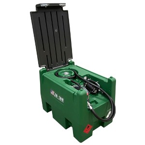 AM-TANK 58 Gallon Portable Diesel Only Tank with 12 Volt Pump and Covering Lid - 1 of 4