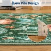 Washable Floral Rug, 5x7ft Non-Slip Foldable Area Rug, Machine Washable Pink Rug for Living Room Bedroom, Pet-Friendly - 3 of 4