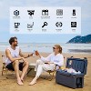 MaseiKar 25/30/35/40 Quart Rotomolded Cooler - 100+ Hrs Ice Retention, UV Resistant, 310LB Capacity, Leakproof for Camping, Beach, Tailgating - 2 of 4