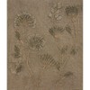 Saro Lifestyle Stone Washed Floral Runner, Taupe, 16" x 72" - 3 of 4