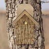 Uncle Dunkels Ultimate Wren and Chickadee Birdhouse; Rustic Handmade Small Bird Nesting Box - 4 of 4