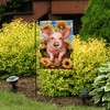 Briarwood Lane Garden Flag 12x18 For Outdoor Happy Piglet Fall For Fall Garden Flag Flags For Outside - 4 of 4
