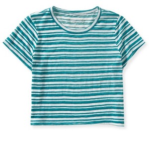 Aeropostale Womens Burnout Cropped Graphic T-Shirt - 1 of 1