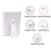SUGIFT Vanity Makeup Mirror with 16 LED Lights, 7" x 12" Dimmable Touch Vanity Mirror - 4 of 4