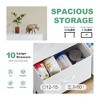 AZL1 Life Concept Utility Storage Drawers Stylish and Functional Storage, 10 Drawer Dresser for Nursery, Closet, Entryway, White, 31.5"*11.8"*45.6" - 4 of 4