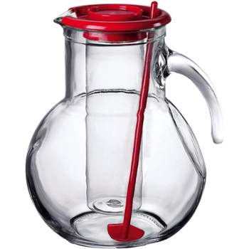 Bormioli Rocco Gelo 2 Liter Fridge Glass Juice Jugs Pitchers Airtight