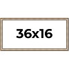 PosterPalooza | Panoramic Refined Silver Picture Frame - UV Acrylic, Foam Board Backing, Hanging Hardware - 2 of 4