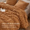 Kumasinova 2/3PCS French Country Comforter Set,Ruched and Bow Tie Design Quilt Sets with Comforter,Sham,All Season Bedding Set - 2 of 4