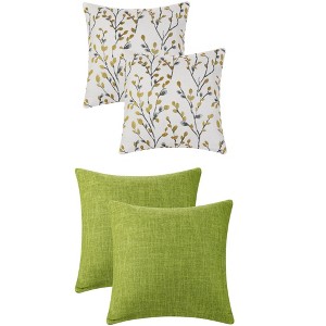 REGALWOVEN 4 Pcs Soft Cozy Throw Pillow Covers for Home Decor 18" x 18" - 1 of 4