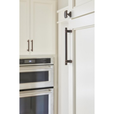 Oil Rubbed Bronze Rectangular Cabinet Knob with Mounting Hardware