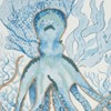 Saro Lifestyle Whimsical Outdoor Octopus Pillow Cover, 18"x18", Blue - 3 of 4