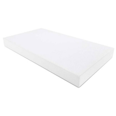 Suite Bebe Lullaby 5" Single Firmness Polyester Fiber Crib Mattress with Polyester Knit Cover - White