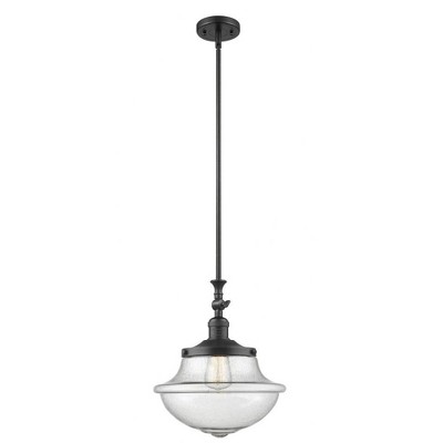 Oxford - 1 Light Mini Pendant In Traditional Style-15 Inches Tall and 11.75 Inches Wide