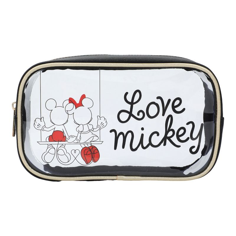 Mickey 3-Piece Set Toiletry Bags with Clear PVC Makeup Bag, 3 of 7