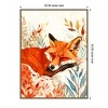 Amanti Art Napping Fox by Justyna Jaszke Framed Canvas Wall Art - 3 of 4