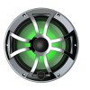 Wet Sounds REVO 8-XSG-SS GunMetal XS/Stainless Overlay Grill 8 Inch Marine LED Coaxial Speakers (pair) - 3 of 4