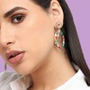 SOHI Women's Gold Regal Drop Earrings - 3 of 3
