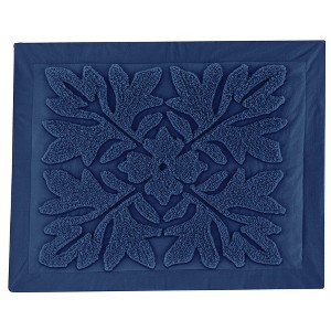 Collections Etc Royal Medallion Chenille Sham - 1 of 3