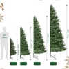 Artificial Christmas Tree, Premium Pine Xmas Tree with 1000 Branch Tips, Sturdy Foldable Stand, Easy Assembly for Home Office, Green - 2 of 4