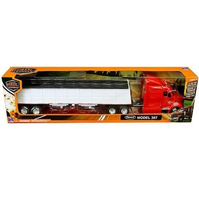New Ray 1:43 Peterbilt 387 Lowboy Grain Hauler – Long Haul Truckers
