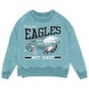 NFL Philadelphia Eagles Women's Long Sleeve Fashion Fleece Sweatshirt - 2 of 3