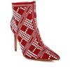 Moolah  Embossed Stiletto Heel Ankle Boots - 2 of 4