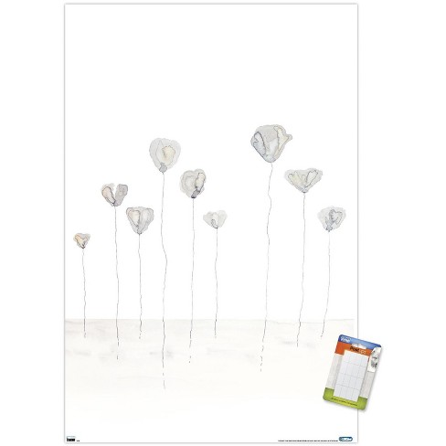 X Poster Flowers White : Mounts Target Trends Print Bundle 22.375\