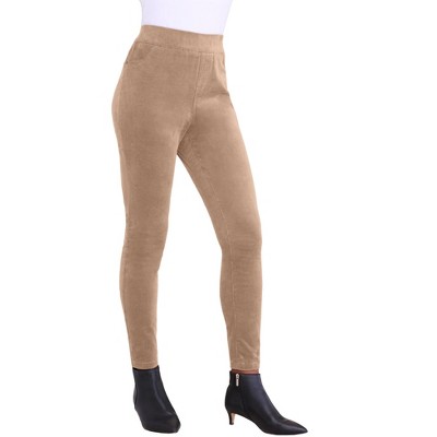 Roaman's Women's Plus Size Corduroy Legging